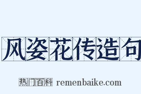 风姿花传造句是什么意思的图片